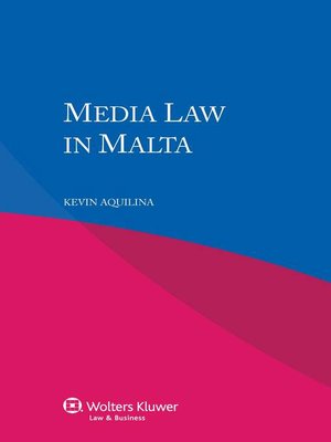 cover image of Media Law in Malta
